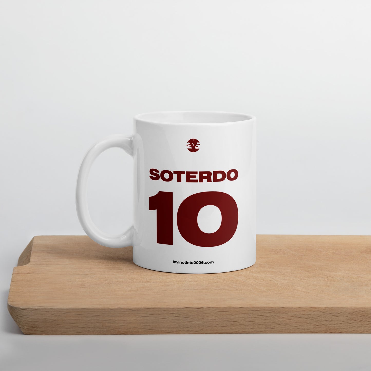 ☕ ¡La taza de SOTERDO! (en vinotinto)