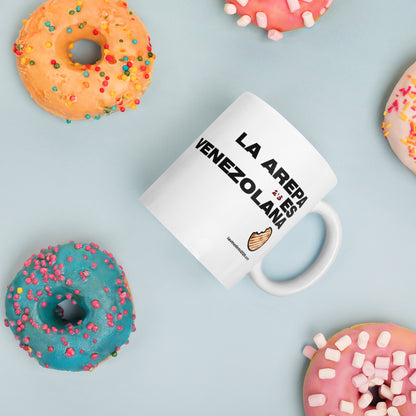 Taza "La Arepa es VENEZOLANA"