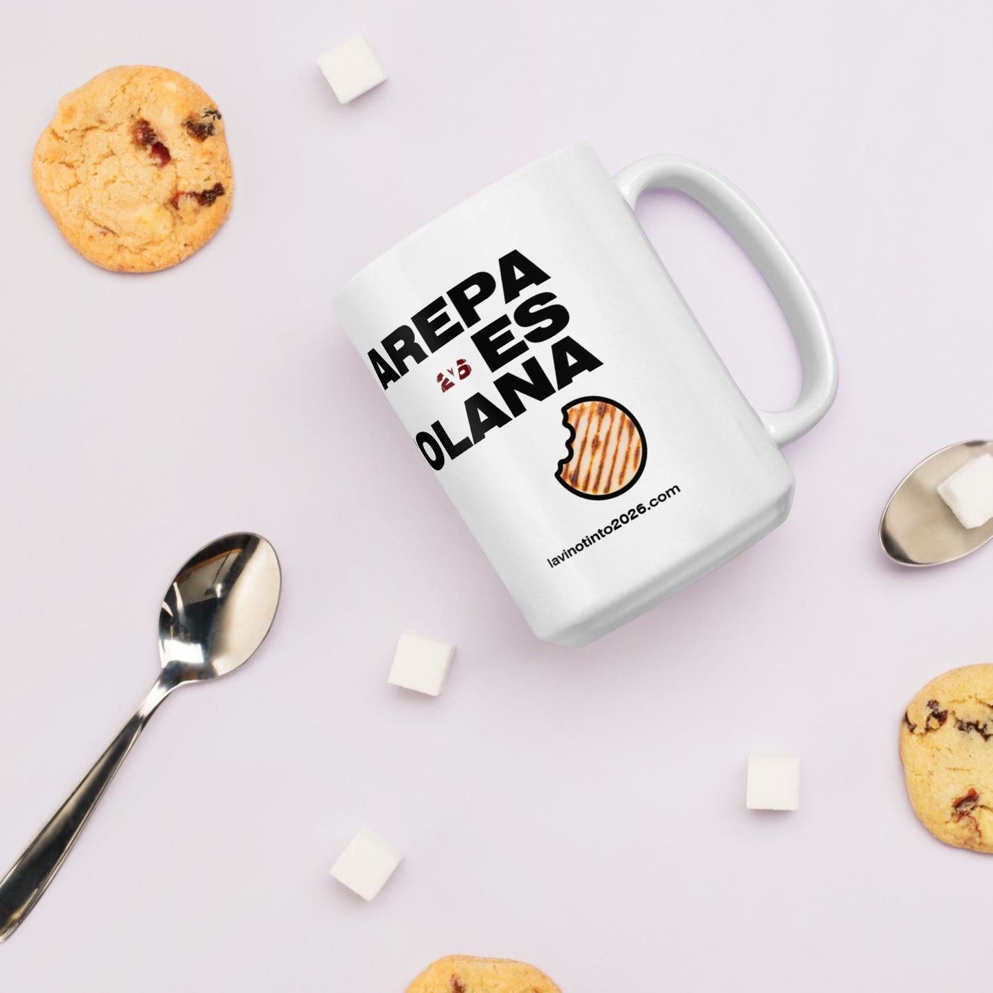 Taza "La Arepa es VENEZOLANA"