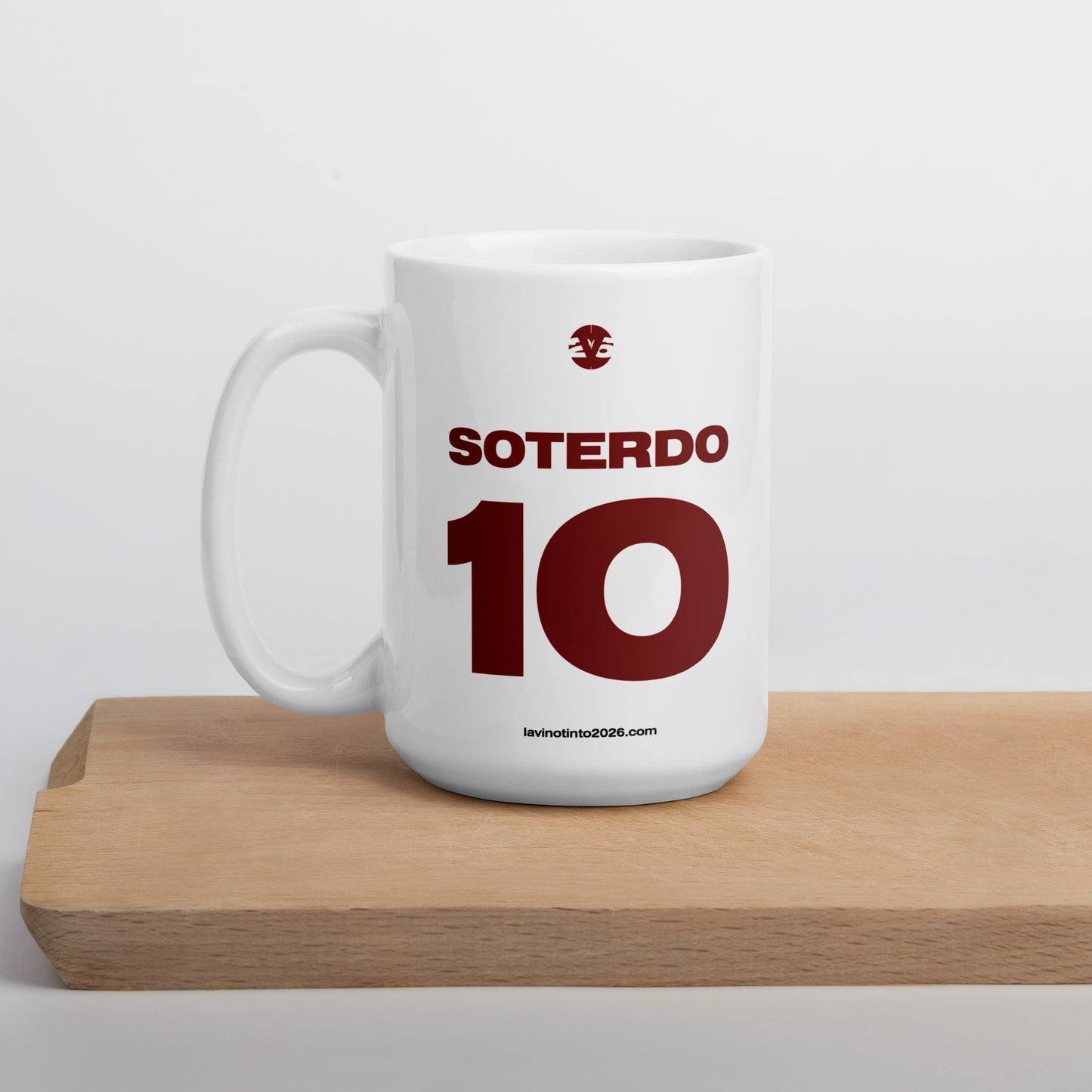 ☕ ¡La taza de SOTERDO! (en vinotinto)