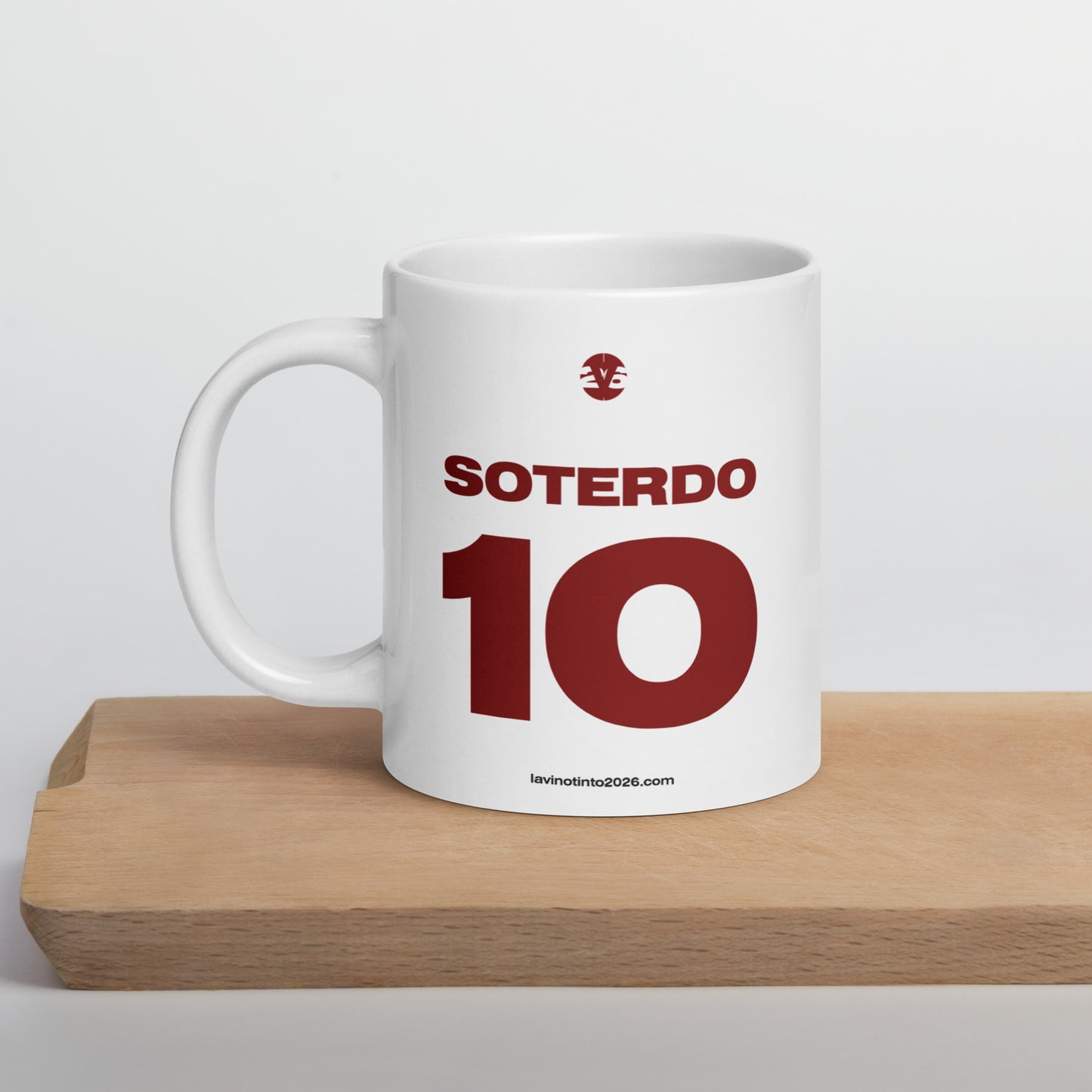 ☕ ¡La taza de SOTERDO! (en vinotinto)